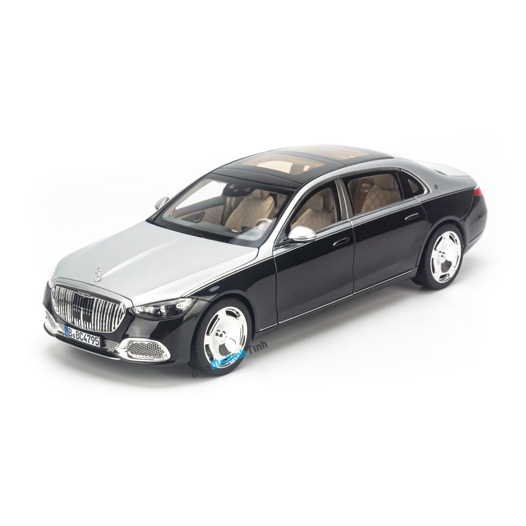 Mô hình xe Mercedes Maybach S680 W223 2021 1:18 Norev
