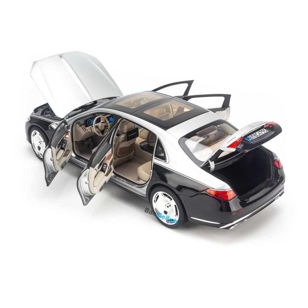 Mô hình xe Mercedes Maybach S680 W223 2021 1:18 Norev