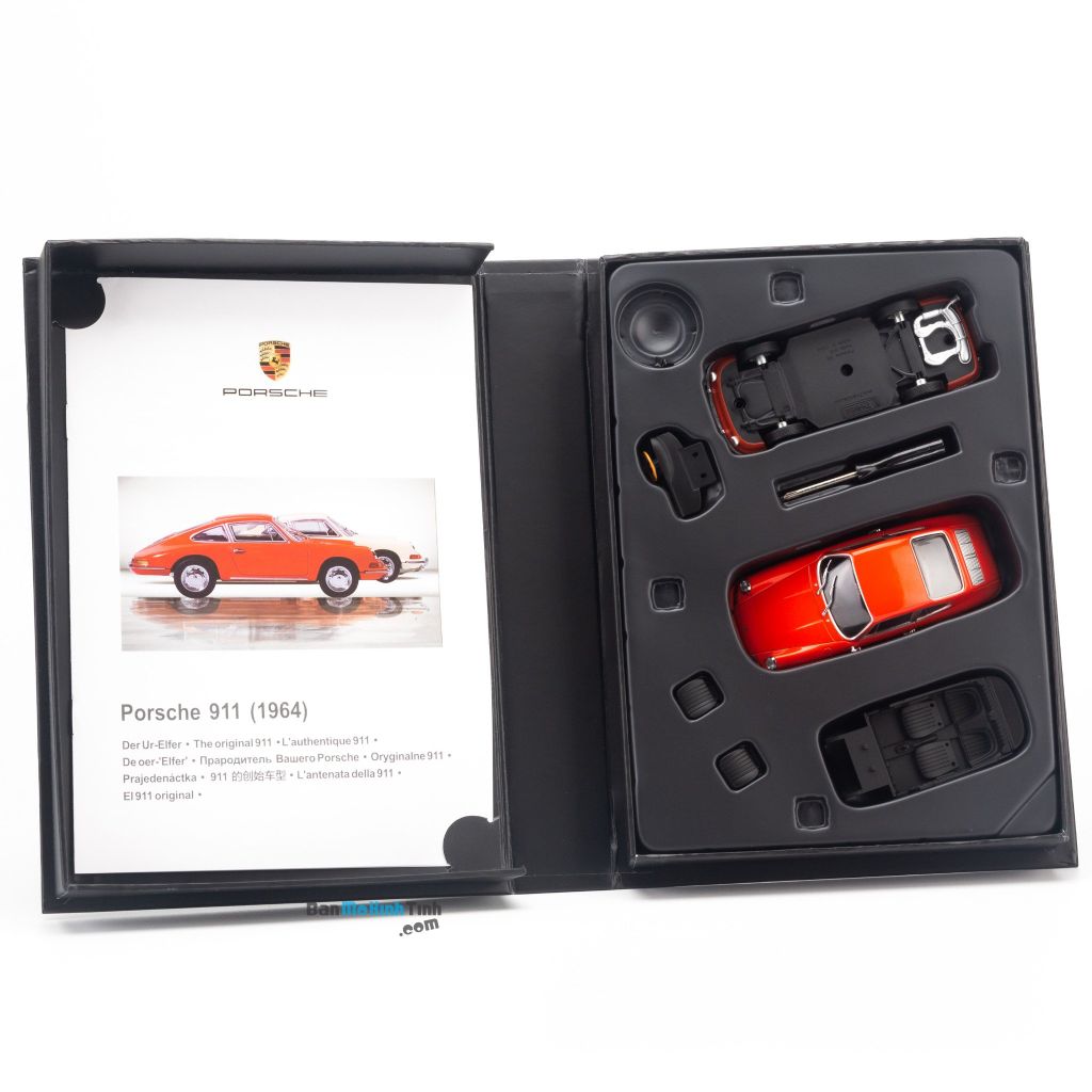 Mô hình xe Porsche 911 1964 1:43 Dealer Red (5)