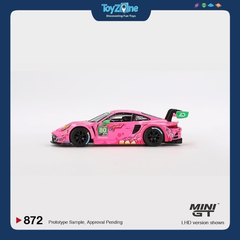 Mô hình xe Porsche 911 GT3 R #80 AO Racing 2023 IMSA 1:64 MiniGT