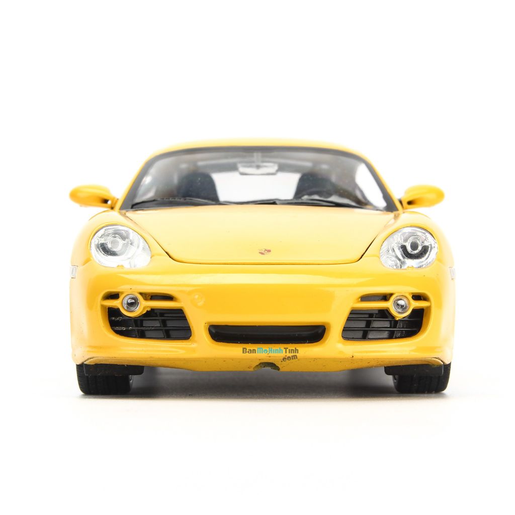 Mô hình xe Porsche Cayman S Yellow 1:24 Welly (9)