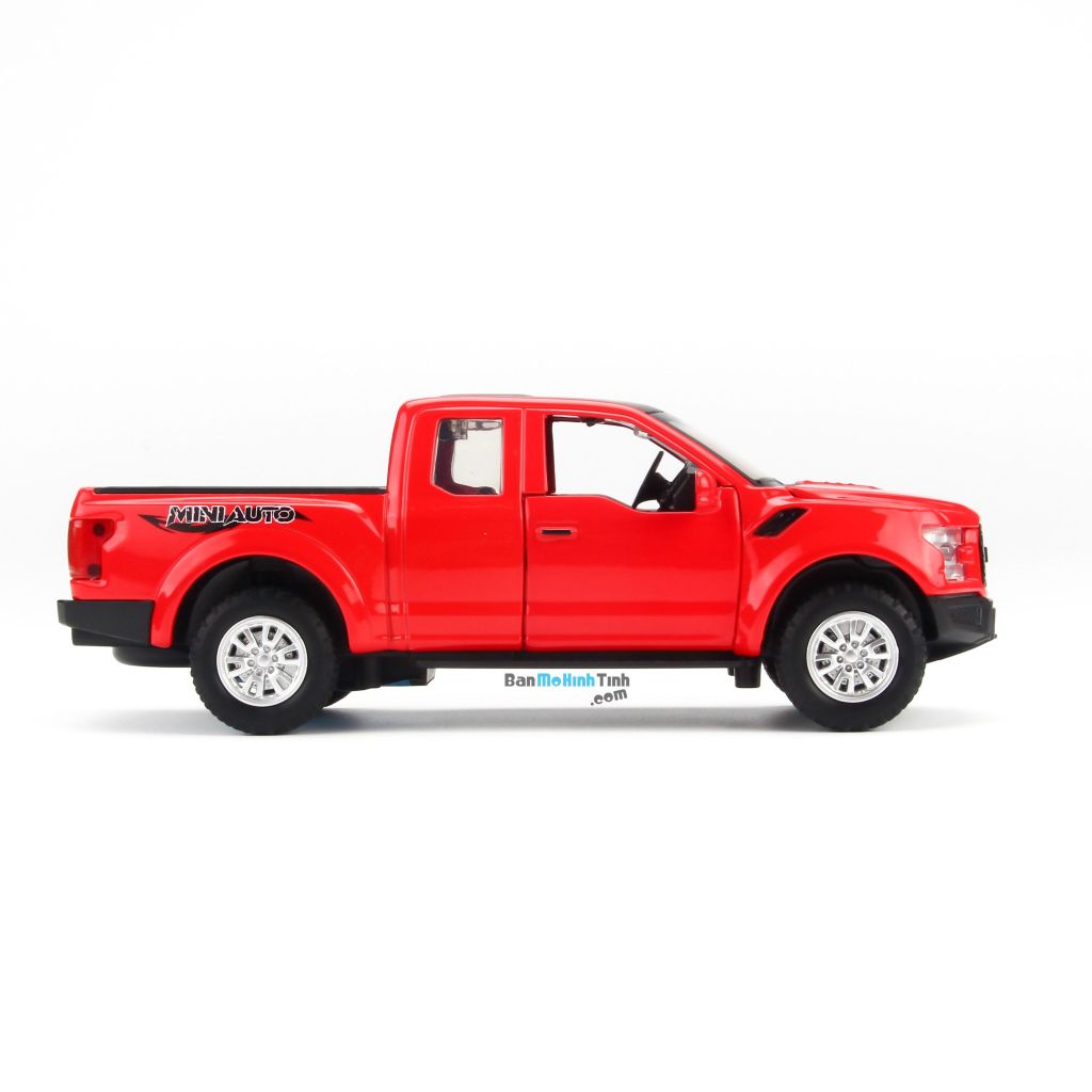 Mô hình xe Ford Raptor F-150 2017 Red 1:32 Miniauto (2)