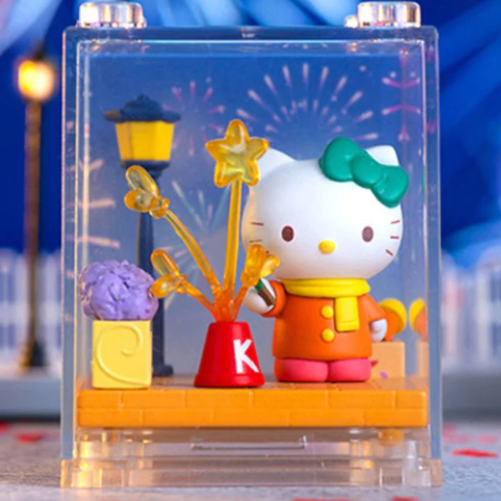 Mô hình đồ chơi Blind box Sanrio Hello Kitty Four Seasons Series (Bốn Mùa Của Hello Kitty) GOLD LOK