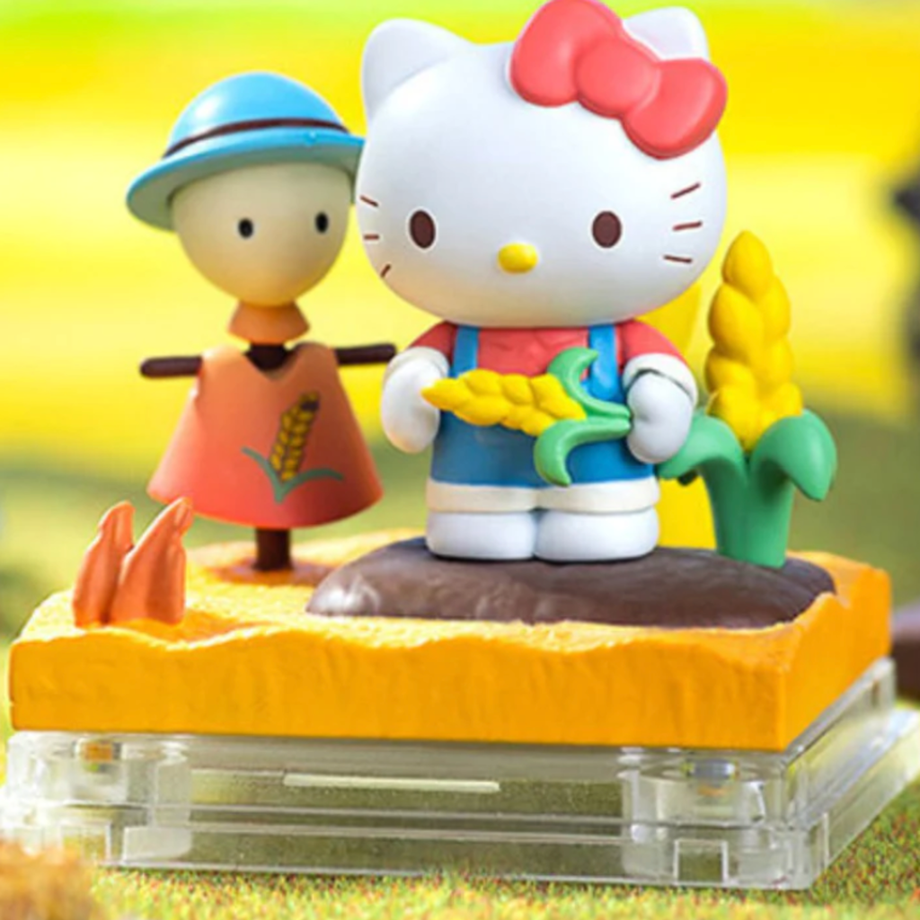 Mô hình đồ chơi Blind box Sanrio Hello Kitty Four Seasons Series (Bốn Mùa Của Hello Kitty) GOLD LOK