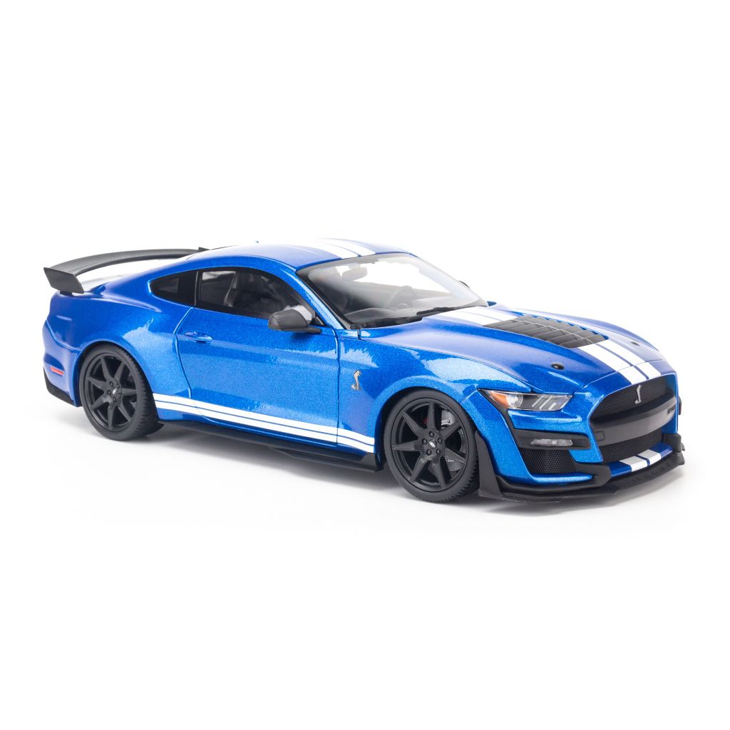 Mô hình xe thể thao Ford Mustang Shelby Cobra GT500 1:18 Maisto Blue