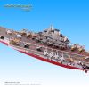 Mô hình kim loại lắp ráp 3D Hàng Không Mẫu Hạm CV-16 Plan Liaoning (Silver, Red, Brown) – Piececool MP794 (2)