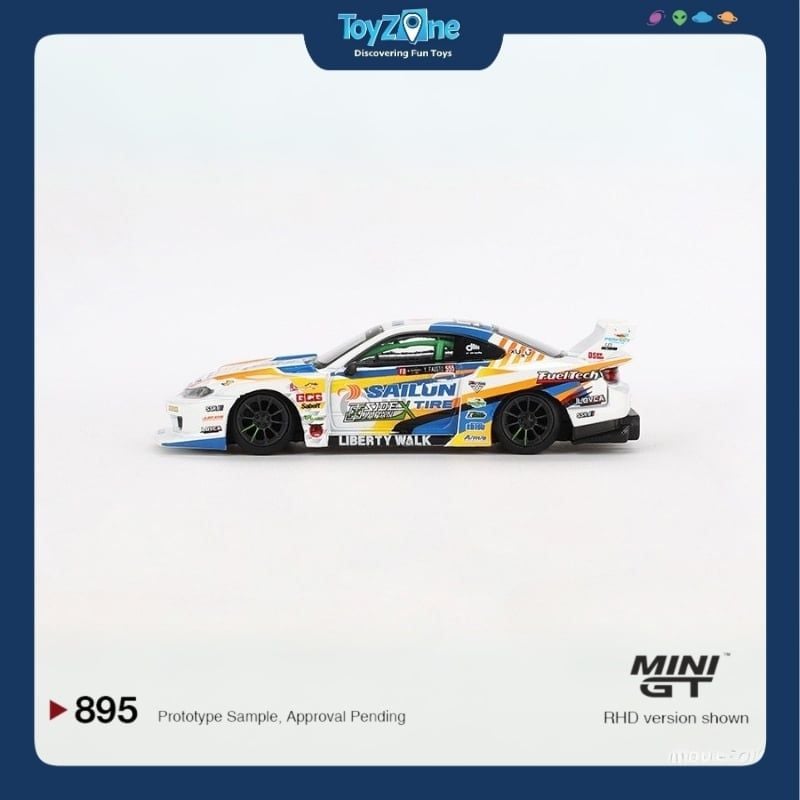 Mô hình xe Nissan LB-Super Silhouette S15 Silvia 1:64 MiniGT