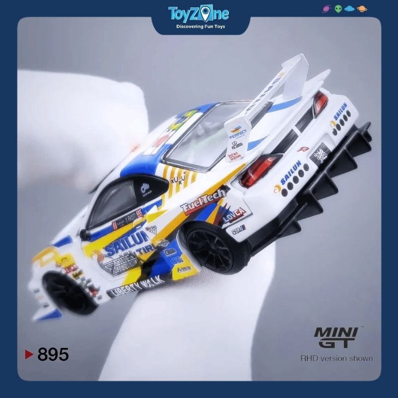Mô hình xe Nissan LB-Super Silhouette S15 Silvia 1:64 MiniGT