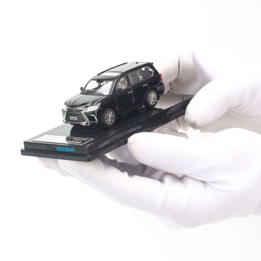Mô hình xe Lexus LX570 1:64 Hikasi Black (8)