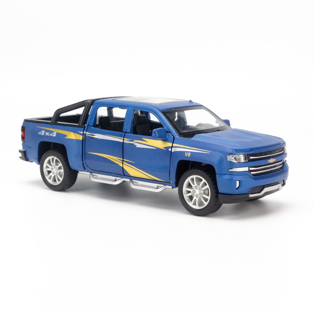 Mô hình xe Chervolet Silverado 1:32 Blue