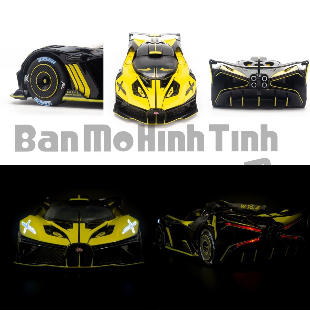 Mô hình xe Bugatti Bolide 1:24 XHD
