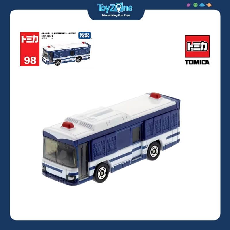 Mô hình xe buýt Personnel Transport Vehicle Large Type No.98 1:136 TOMICA
