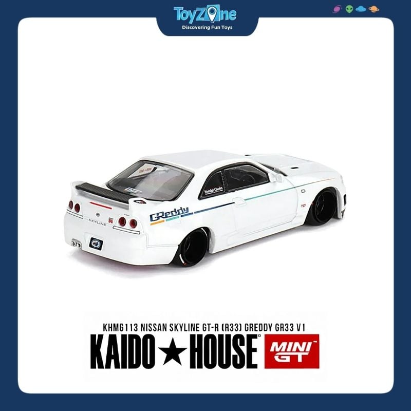 Mô hình xe Nissan Skyline GT-R ( R33 ) 1:64 KAIDO HOUSE x MiniGT