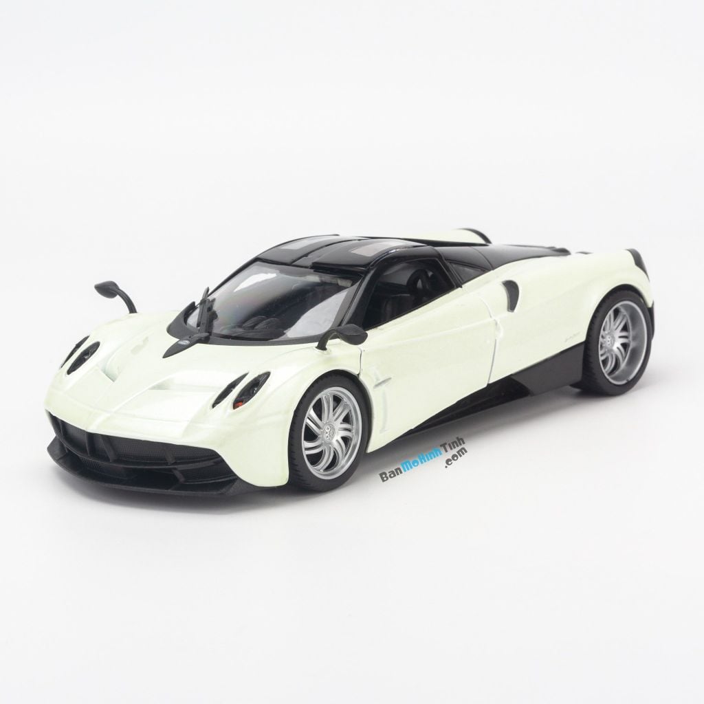 Mô hình xe Pagani Huayra 1:24 Welly White (1)