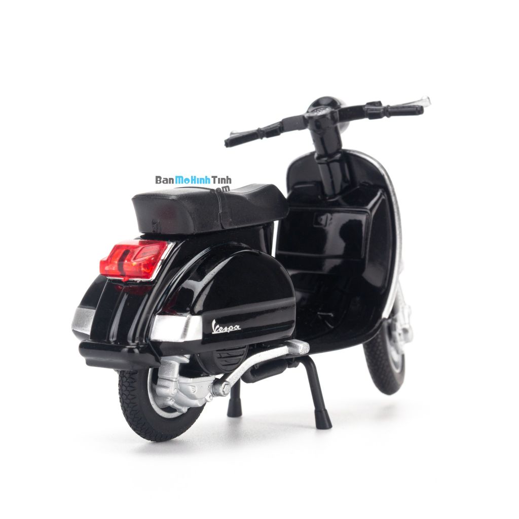 Mô hình xe Vespa PX 2016 1:18 Welly Black (3)