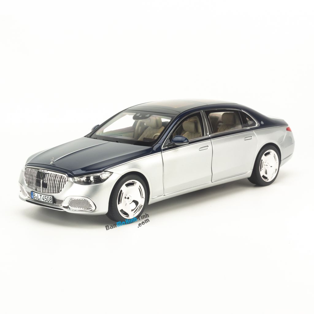 Mô hình xe Mercedes Maybach S680 W223 2021 1:18 Norev
