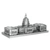 Mô hình kim loại lắp ráp 3D US Capitol (Tòa Nhà Quốc Hội Mỹ) (Silver) – Metal Mosaic MP841