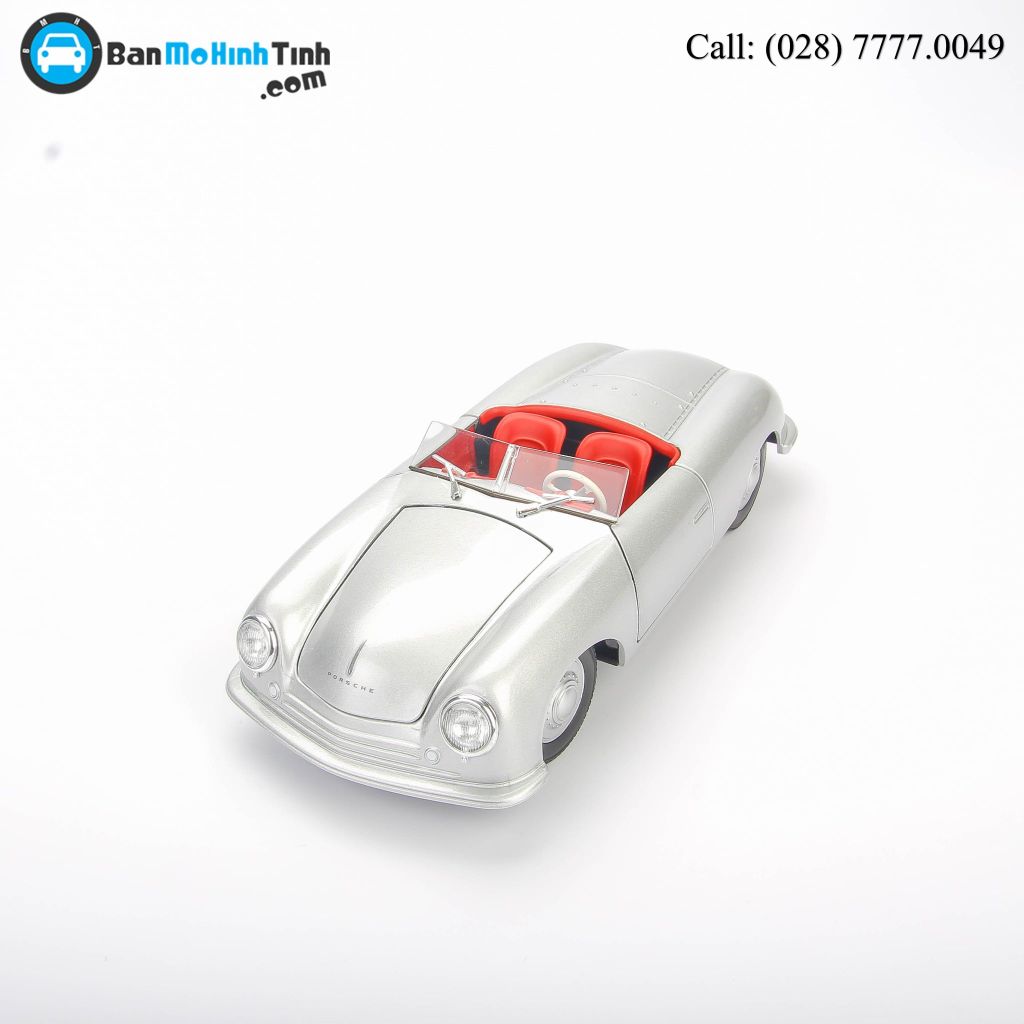 Mô hình xe Porsche 356 No.1 Roadster 1948 Silver 1:24 Welly 24090