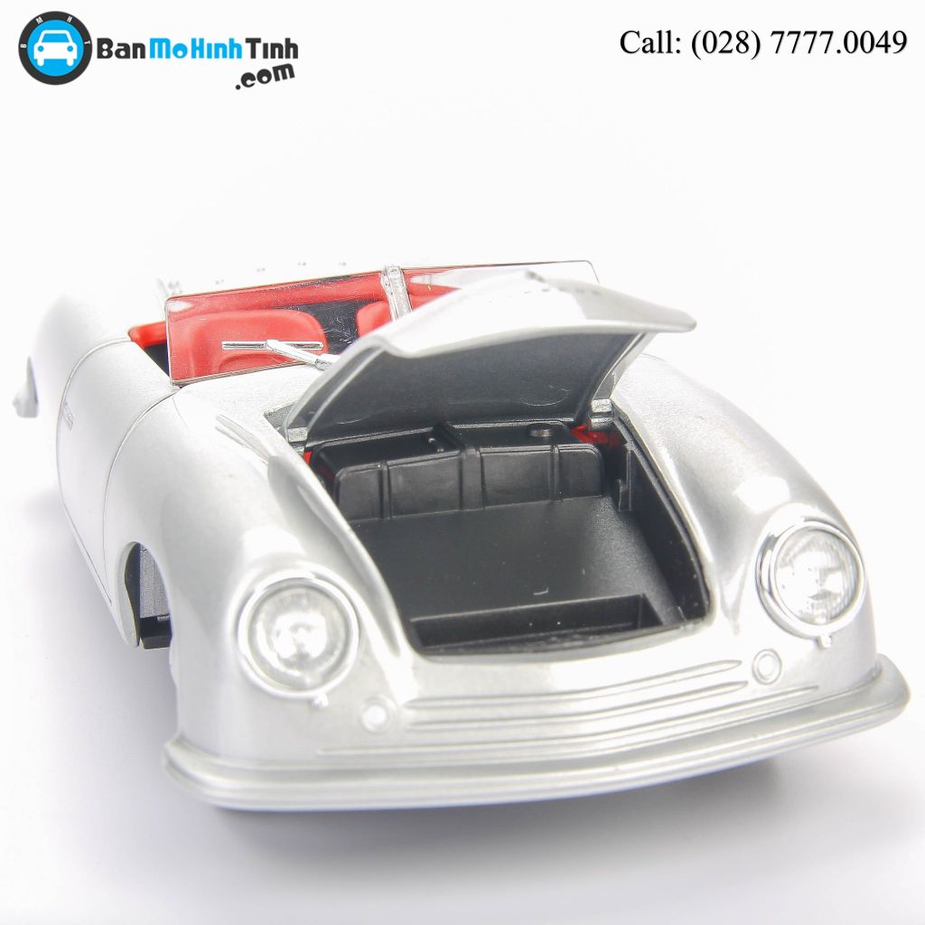 Mô hình xe Porsche 356 No.1 Roadster 1948 Silver 1:24 Welly 24090