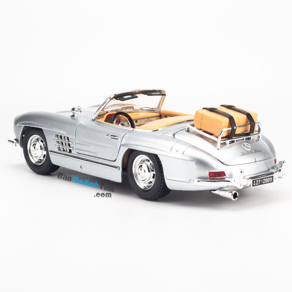 Mô hình xe Mercedes-Benz 300SL Touring 1:18 Bburago Silver (2)