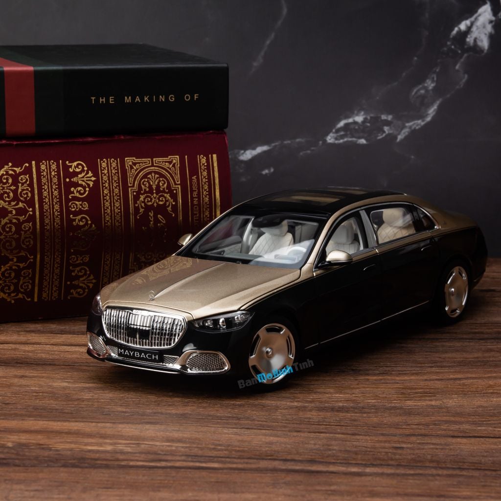 Mô hình xe Mercedes Maybach S680 W223 2021 1:18 Norev