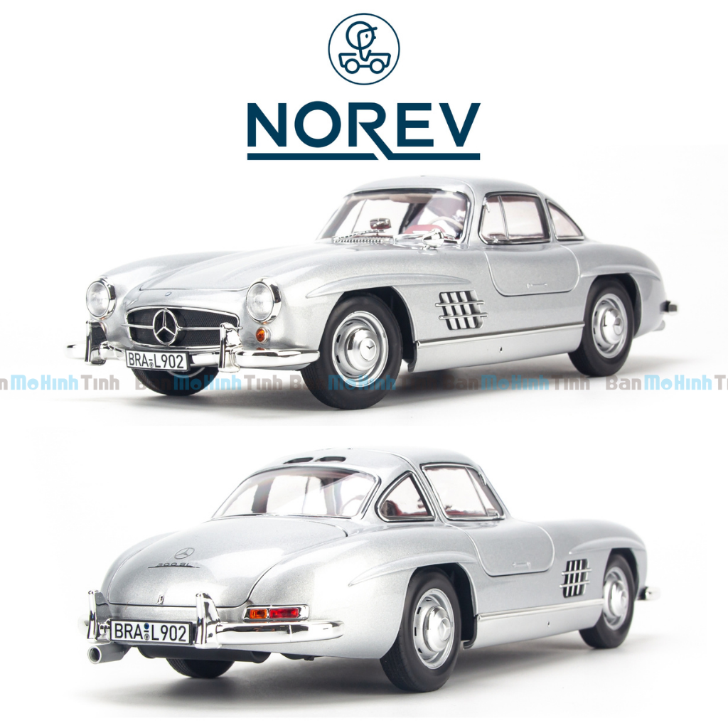 Mô hình xe Mercedes Benz 300SL 1954 Coupe 1:18 Norev