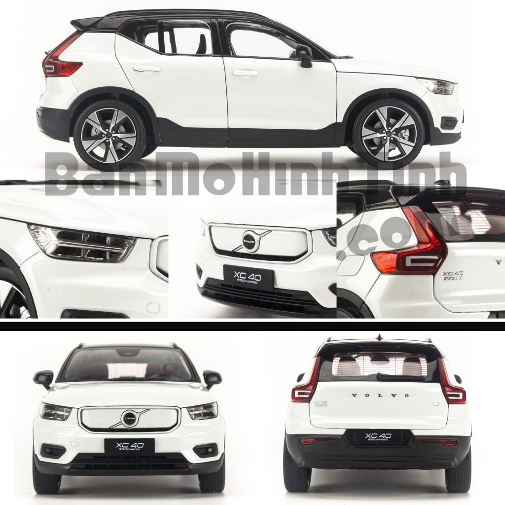 Mô hình xe Volvo XC40 Recharge 2022 1:18 Dealer