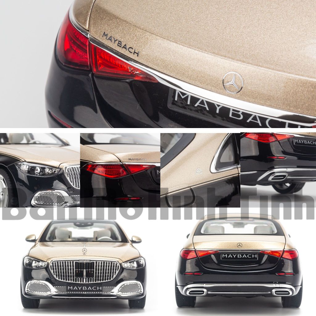 Mô hình xe Mercedes Maybach S680 W223 2021 1:18 Norev