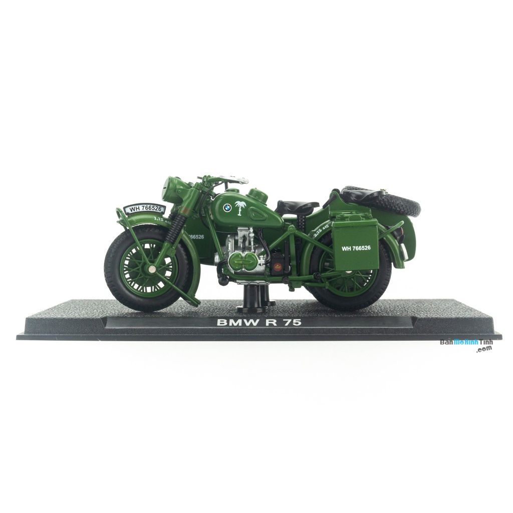 Mô hình xe quân sự BMW R75 1939 - 1945 Editions Atlas