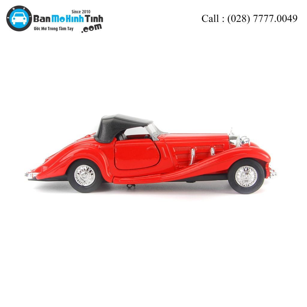 Mô hình xe Mercedes Benz 500K Type Coupe Red 1:36 Welly- 98879H