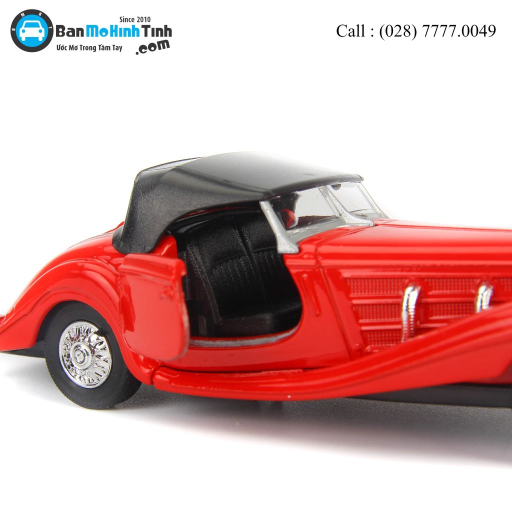 Mô hình xe Mercedes Benz 500K Type Coupe Red 1:36 Welly- 98879H