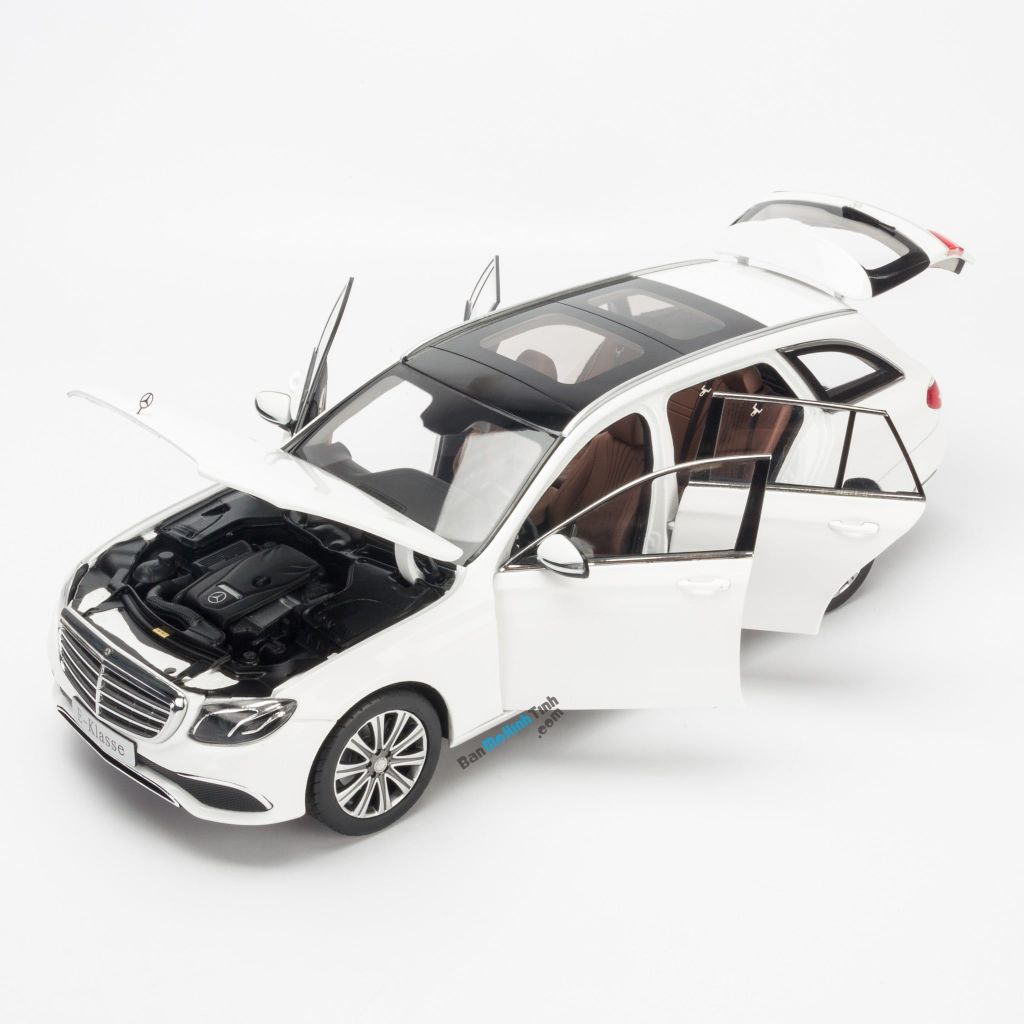 Mô hình xe Mercedes-Benz E300 T-Modell White 1:18 Iscale-12