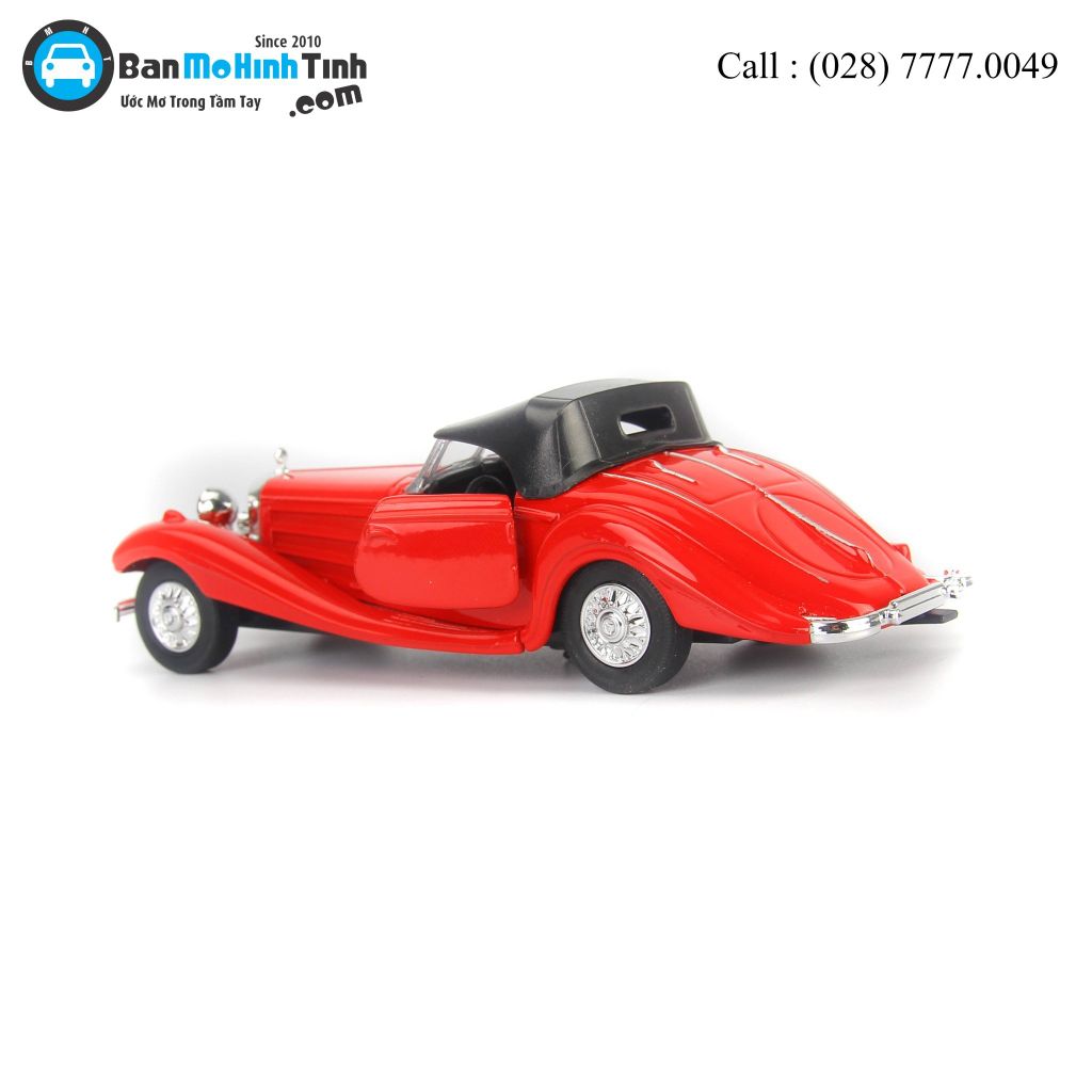 Mô hình xe Mercedes Benz 500K Type Coupe Red 1:36 Welly- 98879H