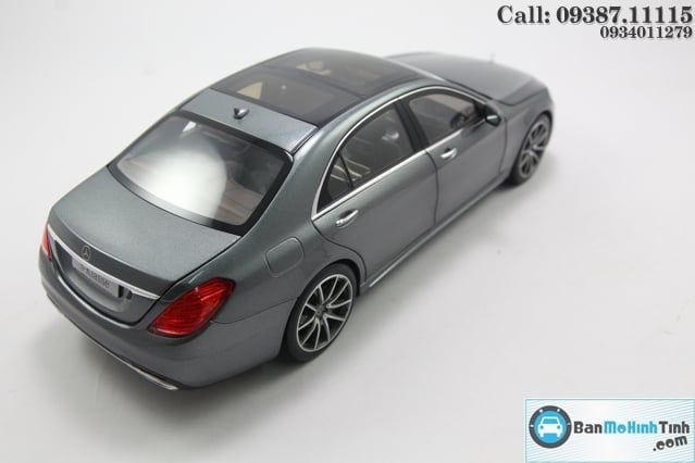 Mô hình xe Mercedes-Benz S560L Grey 2018 1:18 Norev (13)