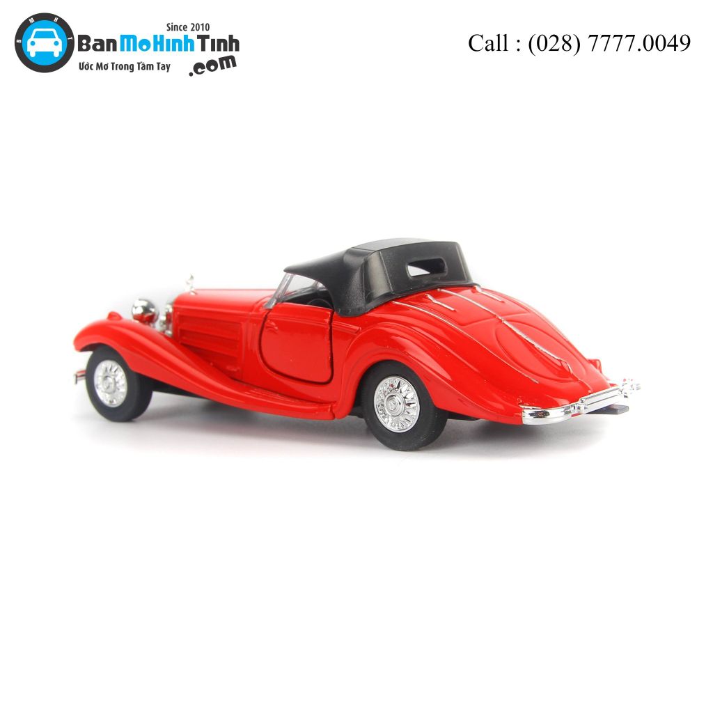 Mô hình xe Mercedes Benz 500K Type Coupe Red 1:36 Welly- 98879H