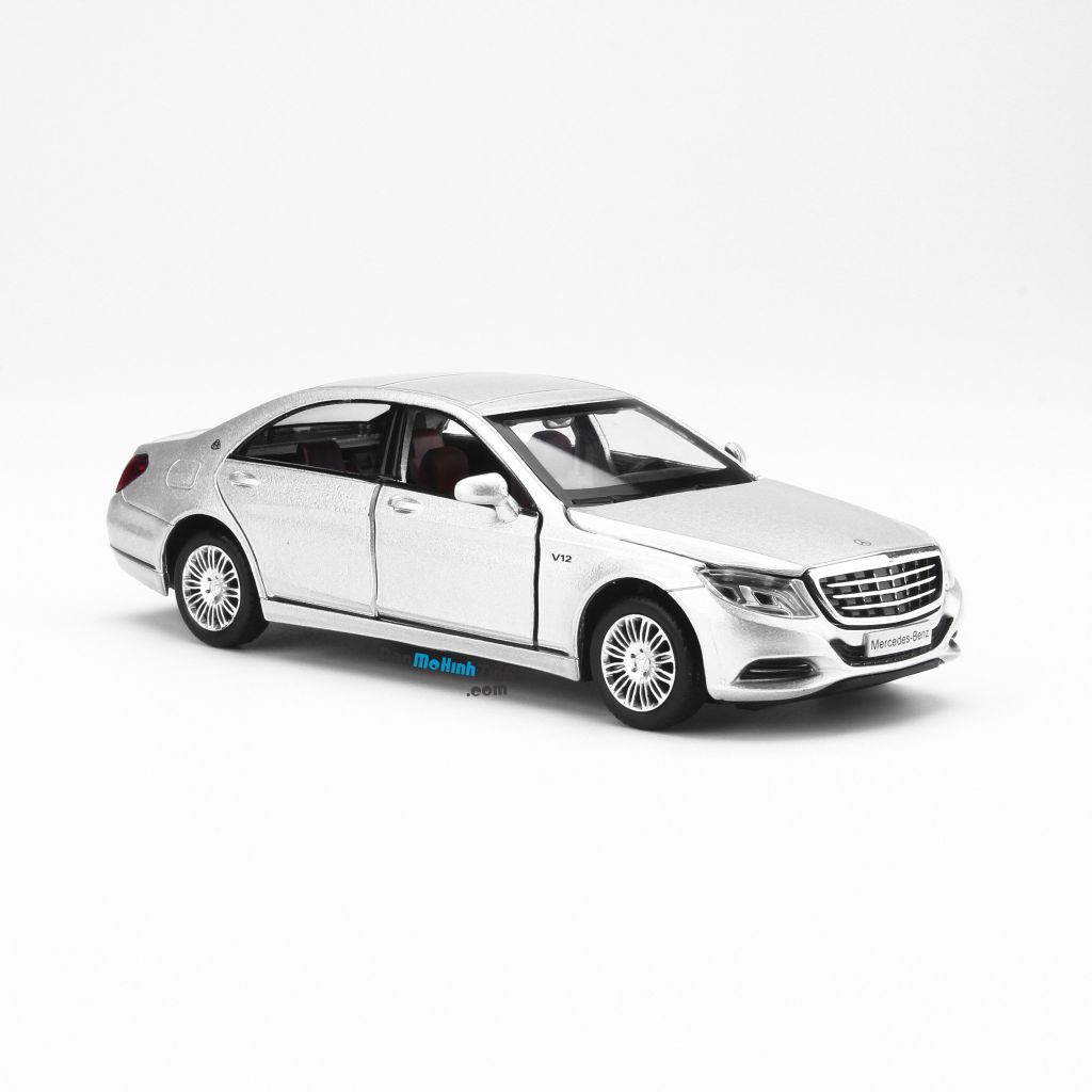 Mô hình xe Mercedes-Maybach S600 Silver 1:32 UNI (1)