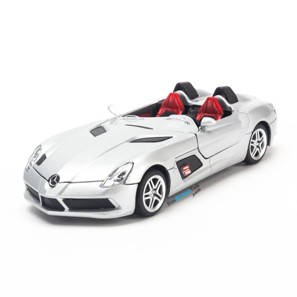 Mô hình xe Mercedes-Benz SLR Stirling Moss 1:32 TYmodels Silver (1)