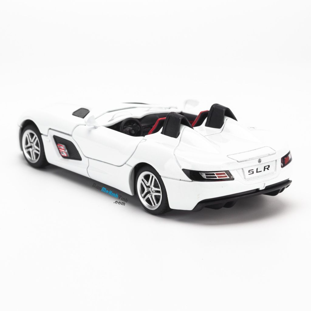 Mô hình xe Mercedes-Benz SLR Stirling Moss 1:32 TYmodels White (2)