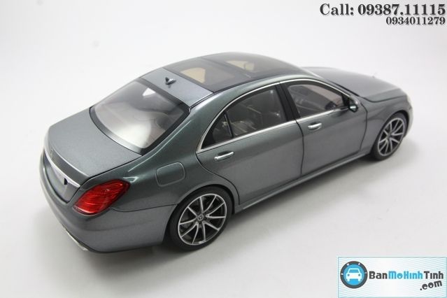 Mô hình xe Mercedes-Benz S560L Grey 2018 1:18 Norev (8)