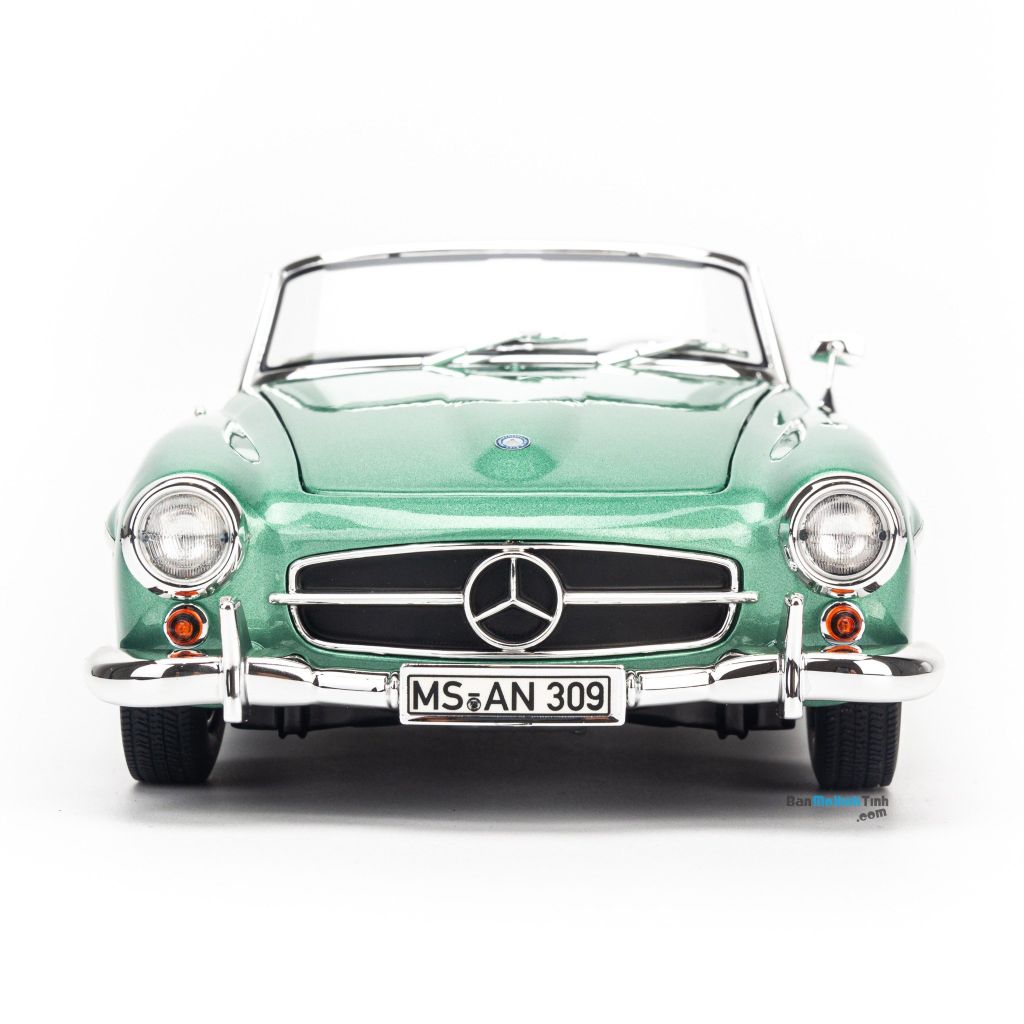 Mô hình xe Mercedes Benz 190SL 1957 1:18 Norev Green (7)