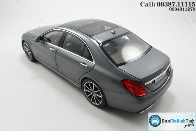 Mô hình xe Mercedes-Benz S560L Grey 2018 1:18 Norev (7)