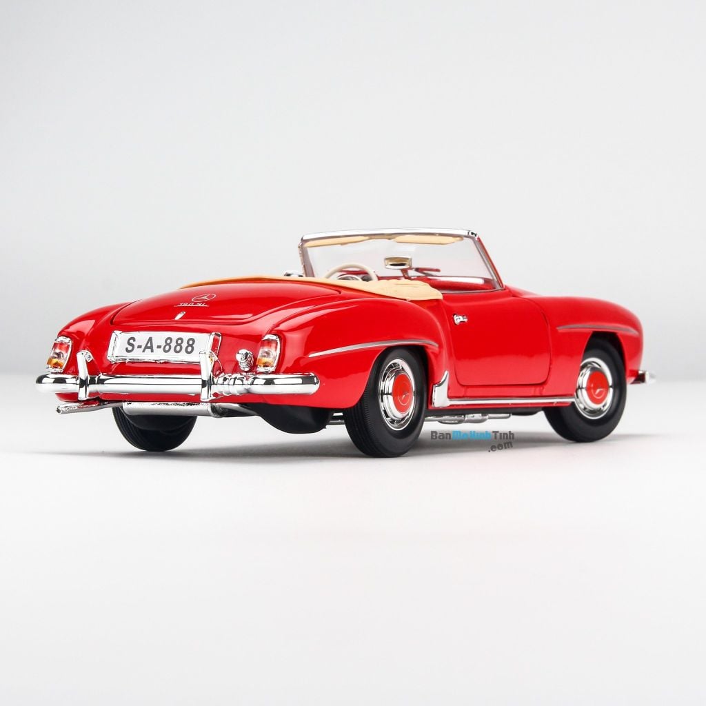 Mô hình xe Mercedes Benz 190SL 1955 Red 1:18 Maisto