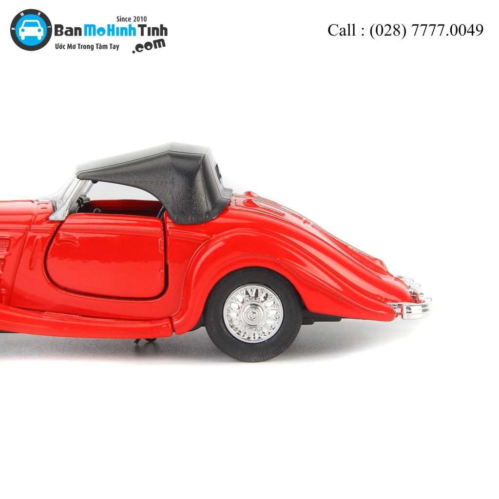 Mô hình xe Mercedes Benz 500K Type Coupe Red 1:36 Welly- 98879H