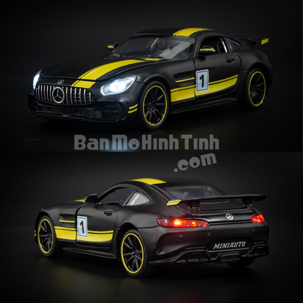 Mô hình xe Mercedes-Benz AMG GT Special Edition 1:32 Miniauto Yellow (3)