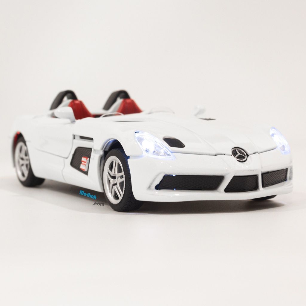 Mô hình xe Mercedes-Benz SLR Stirling Moss 1:32 TYmodels White (5)