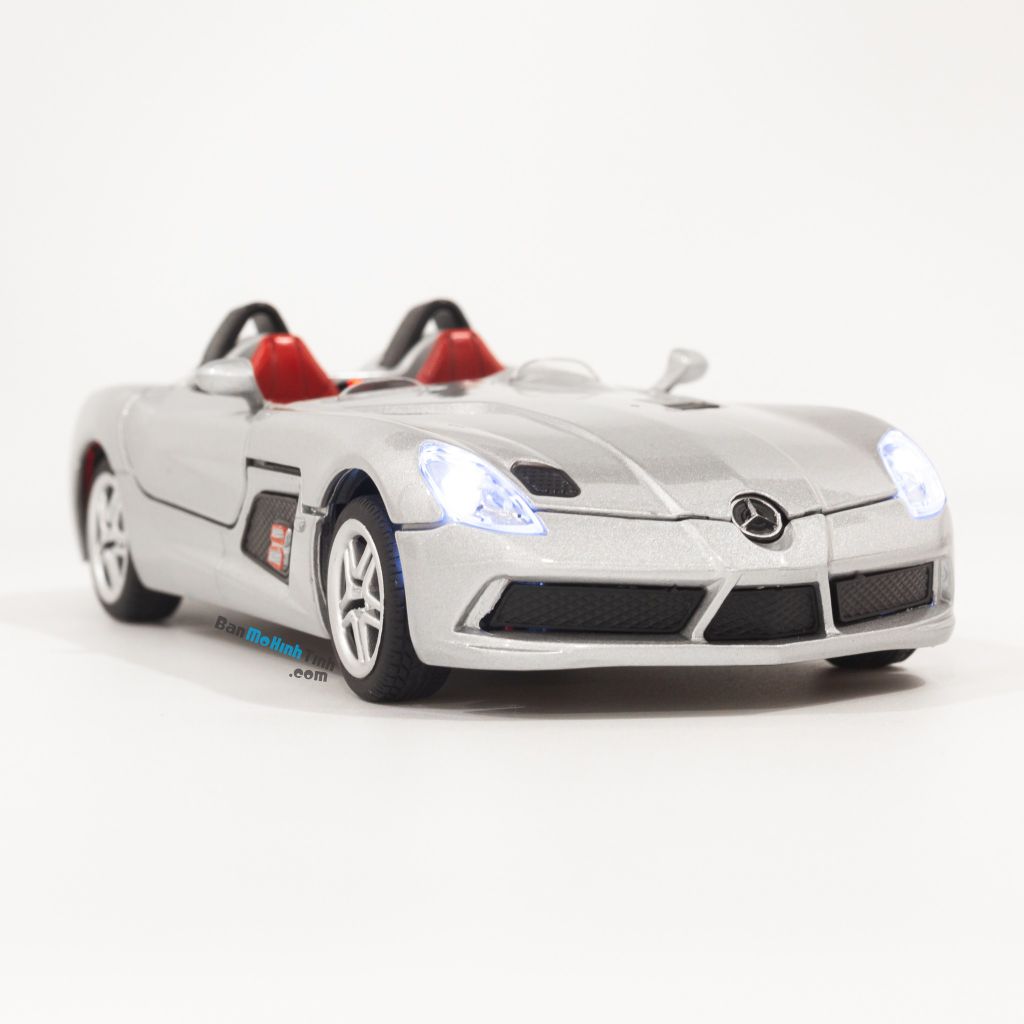 Mô hình xe Mercedes-Benz SLR Stirling Moss 1:32 TYmodels Silver (5)