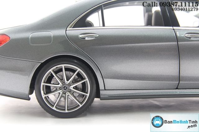 Mô hình xe Mercedes-Benz S560L Grey 2018 1:18 Norev (10)