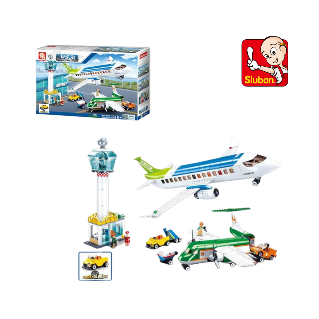 Bộ lắp ráp mô hình Máy Bay Vận Chuyển Sluban