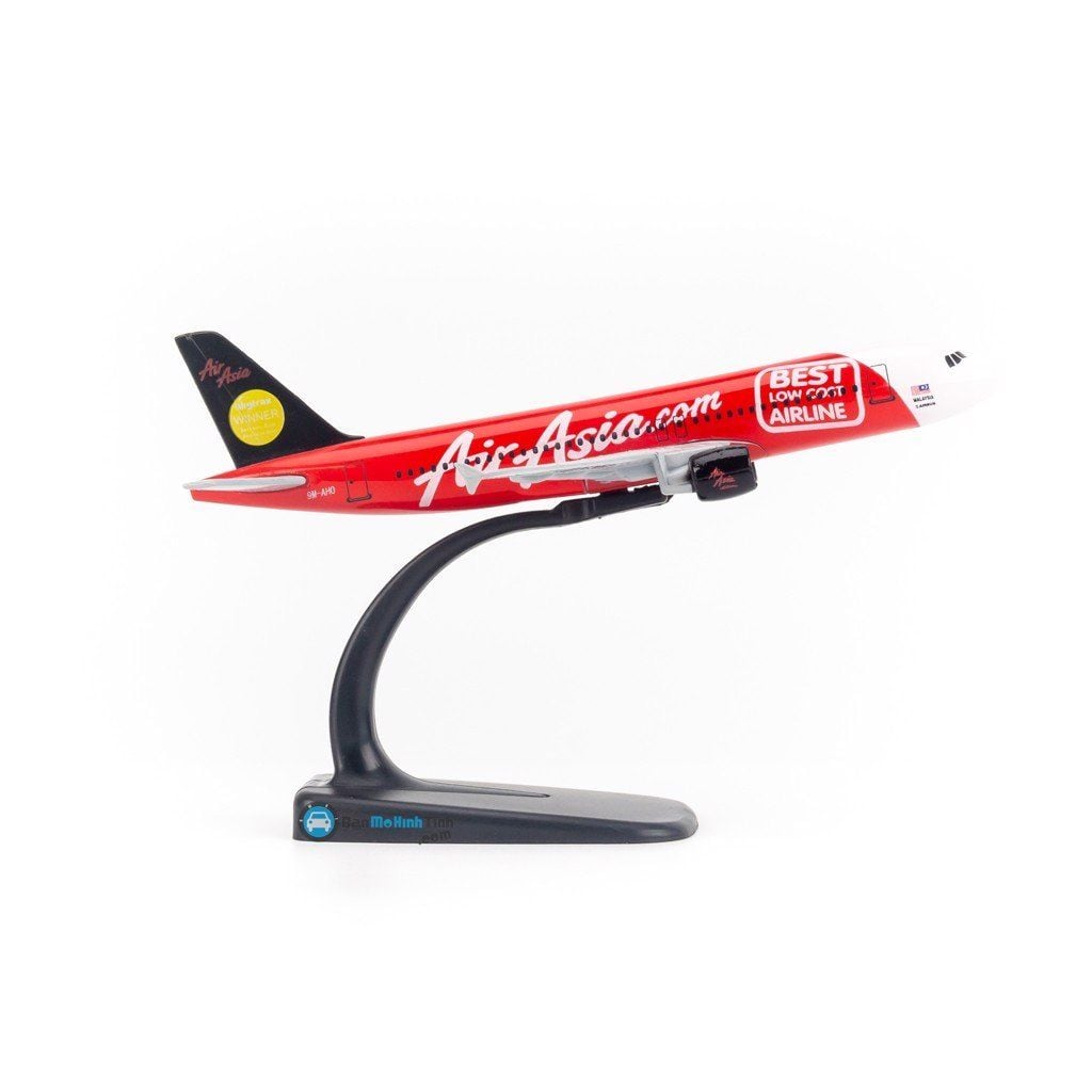 Mô hình máy bay Air Asia 16cm Everfly V&G 26