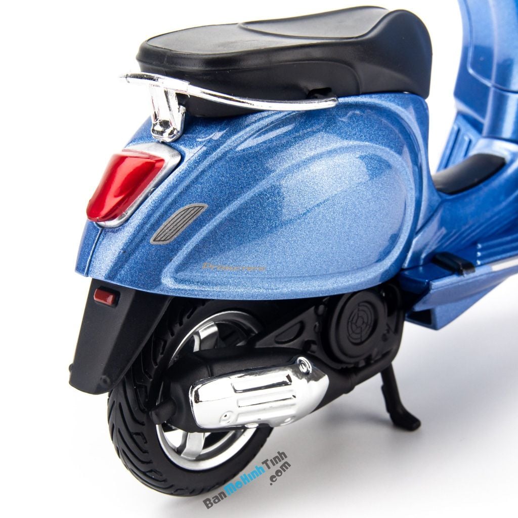 Mô hình xe máy Vespa Primavera 150 1:12 Maisto Blue (13)